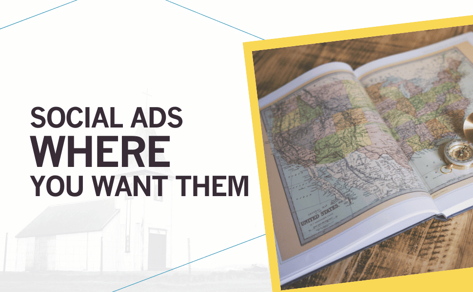 Facebook ad geo settings should be checked to ensure your ads reach your community, rather than the whole country!